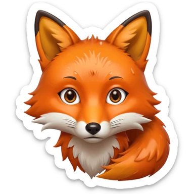 wet fox sticker