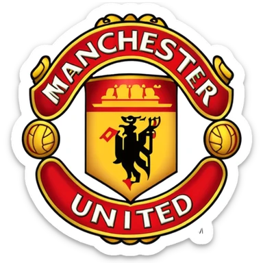 Manchester united logo emoji sticker