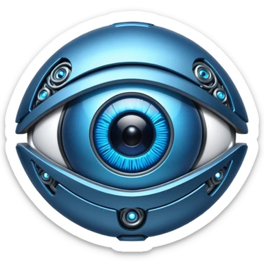 Ai robot eye sticker