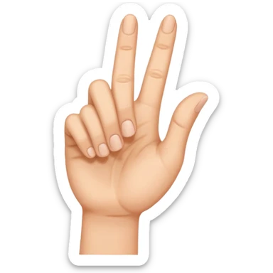 hand making a rude gesture  sticker