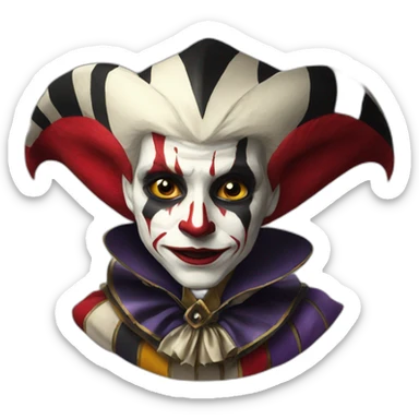 arlequin sticker
