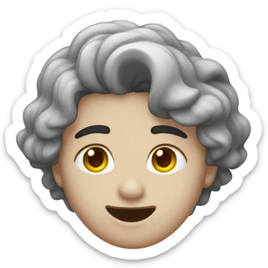 Corazón blanco roto sticker