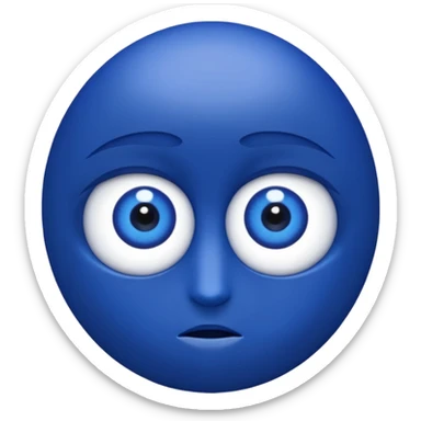 lapis lazuli with eyes c sticker