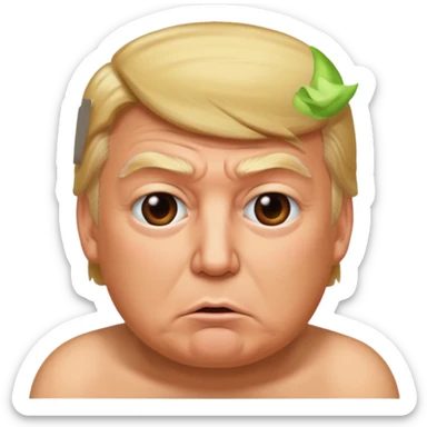 Donald trump pooping sticker