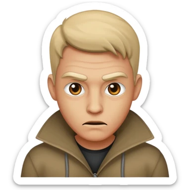 A guy stalking like Joe Goldberg  sticker