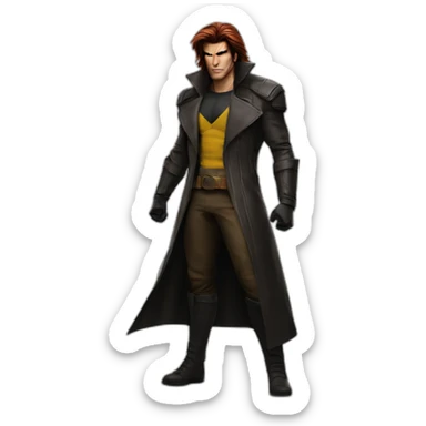 Gambit X-Men sticker