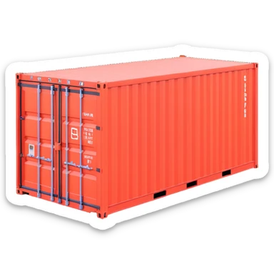 shipping container sticker