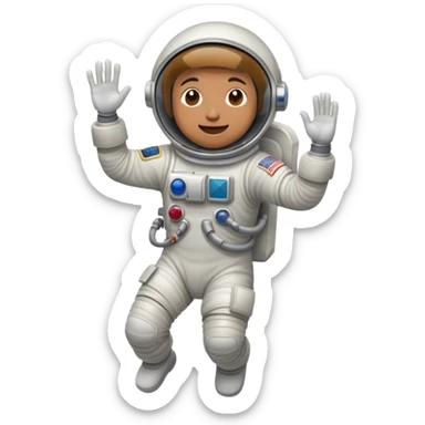 dancing astronaut sticker