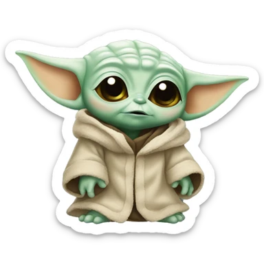 grogu baby yoda sticker