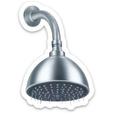 shower head with hearts coming out of it sticker