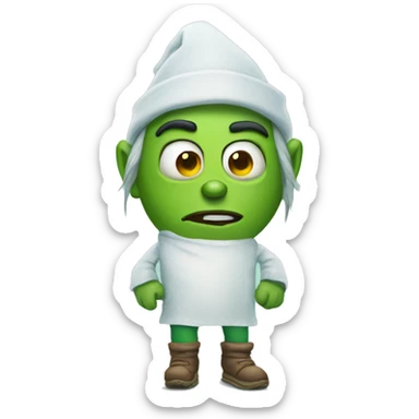 Knee surgery grinch sticker