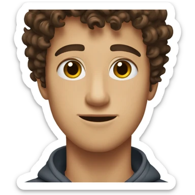Then there's Robert. He's a student. He's in his teens. He is very good looking. He's got brown eyes and short brown curly hair. But he's very quiet and a little boring. sticker
