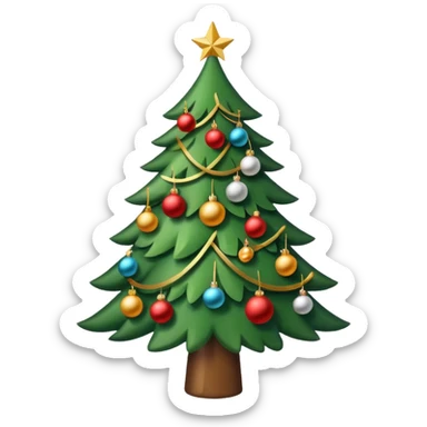sapin de noel sticker