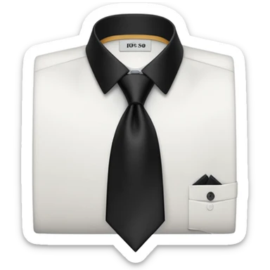 standerd tie, genrate only tie which is in black color sticker