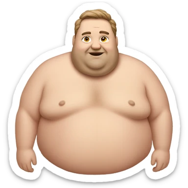fat man sticker
