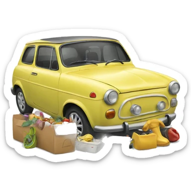 Car boot sale sticker