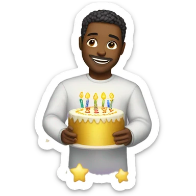 Heavenly birthday  sticker