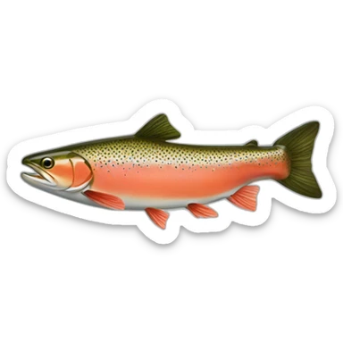 trout-salmon sticker