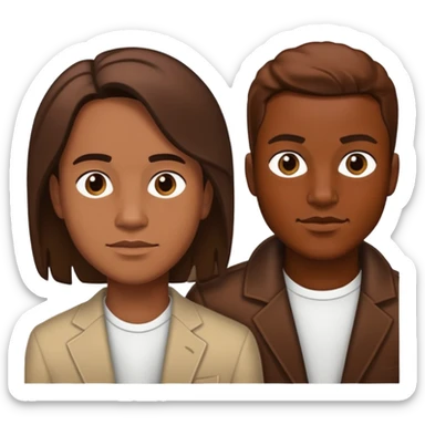 kai cenat and duke dennis sticker