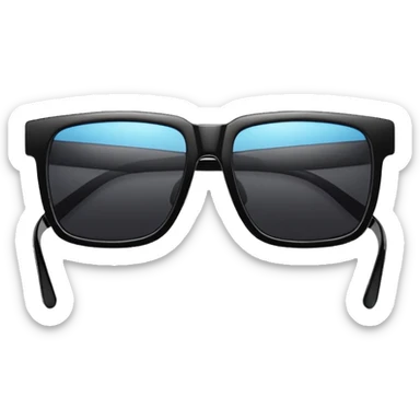 matrix black sunglasses sticker