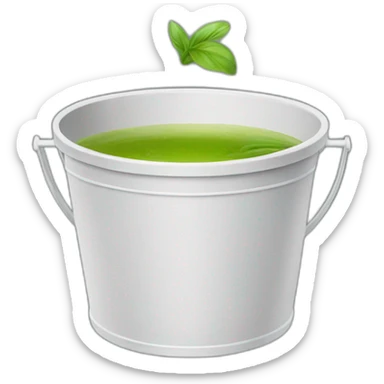 Full Bucket tea  sticker