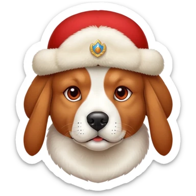 Communist dog sticker