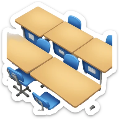 elementary school classroom desk sticker