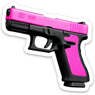 Pink glock sticker