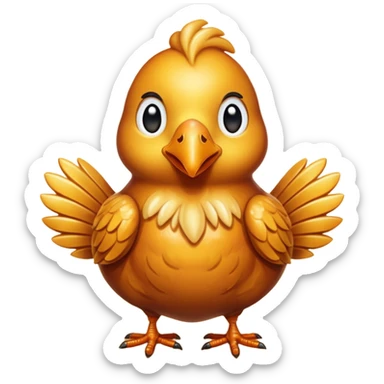 comida pollo caramelizado sticker
