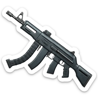 a draco assault rifle  sticker
