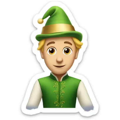 Buddy the Elf cute with hat sticker