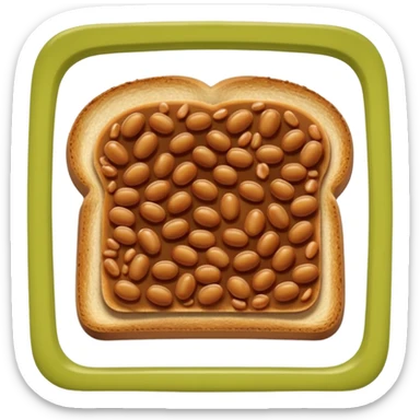 beans on toast emoji sticker