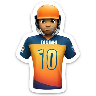 Ms dhoni jersey  sticker