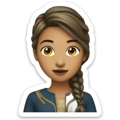 Algérien girl sticker