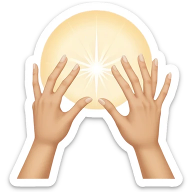 Création of Adam hands  sticker