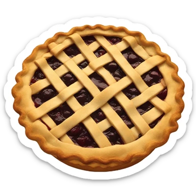 Pie sticker