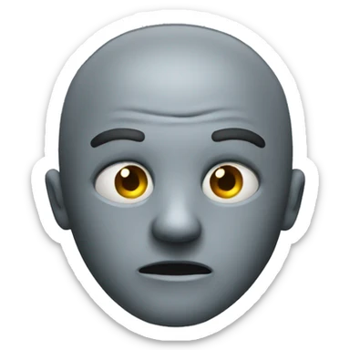 dystopian tv head sticker