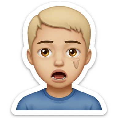 Make someone choke themselves like choking emote when you do smth wrong sticker