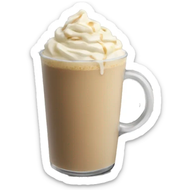 Iced White chocolate mocha  sticker