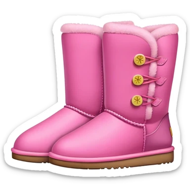 Pink uggs sticker