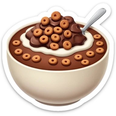 Cereal Chocolate Flavour sticker