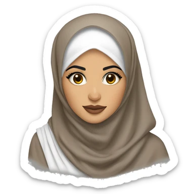 Brown Kylie Jenner as a hijabi  sticker
