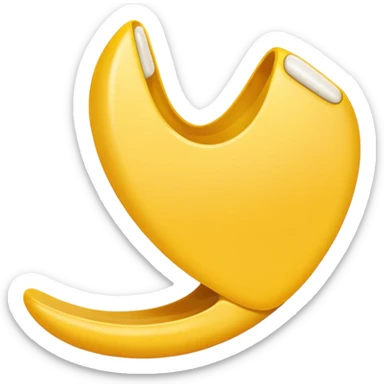 yellow toe nail sticker