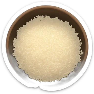 Pilaf cauldron with rice sticker