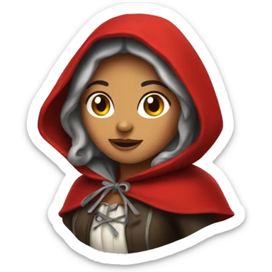 Red riding hood sticker