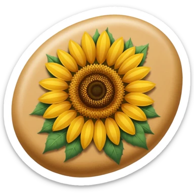 sunflower seed sticker