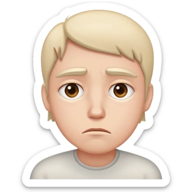 Depressed and tired  sticker