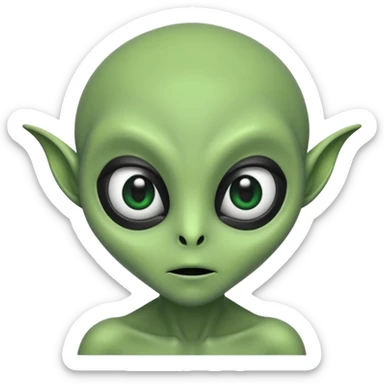 Visitor,Alien sticker