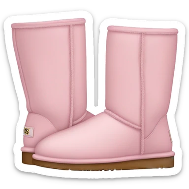 light pink uggs sticker