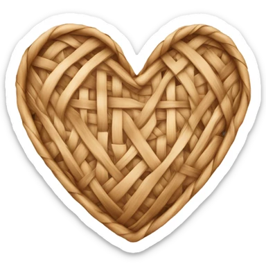 heart basket sticker